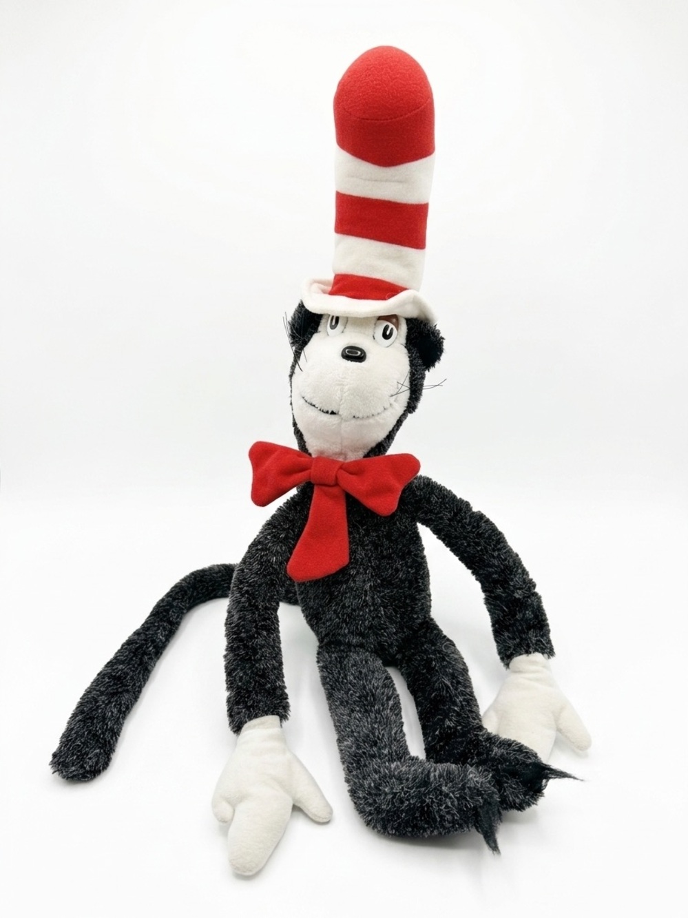 1983 Dr. Seuss Vintage Cat in the Hat Plush Stuffed Animal 30”